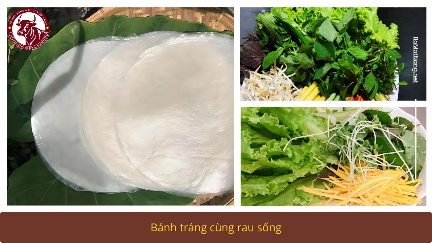Banh trang va rau song