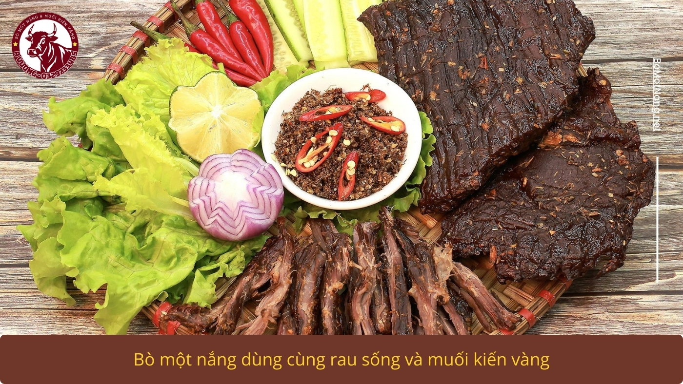 Bo mot nang dung cung rau song